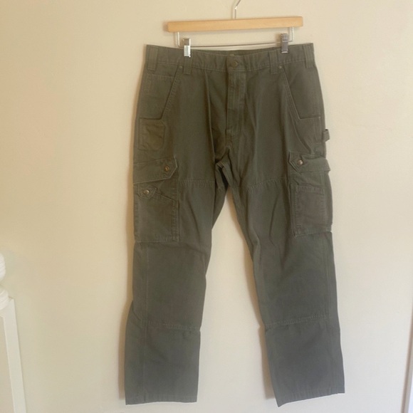 Carhartt Double Knee Relaxed Fit Utility Work Cargo Pants - Picture 1 of 10